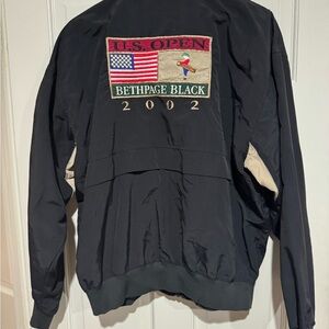 Men’s U.S. Open Bethpage Black 2002 Jacket.  Authentic. Collectors item.